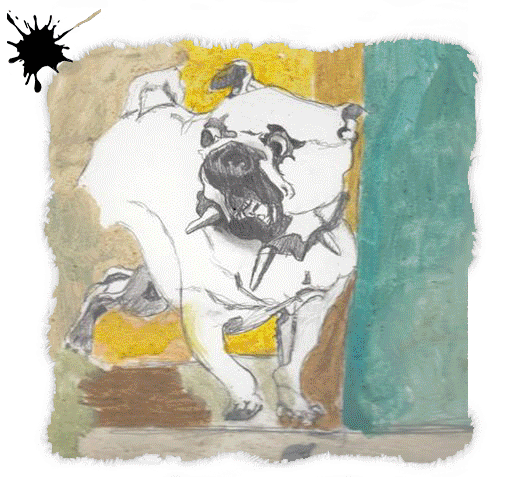 Gang Stories animation of illustration in the book