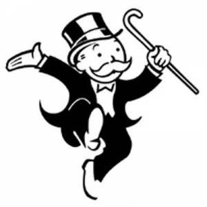 Rich Uncle Pennybags clipart