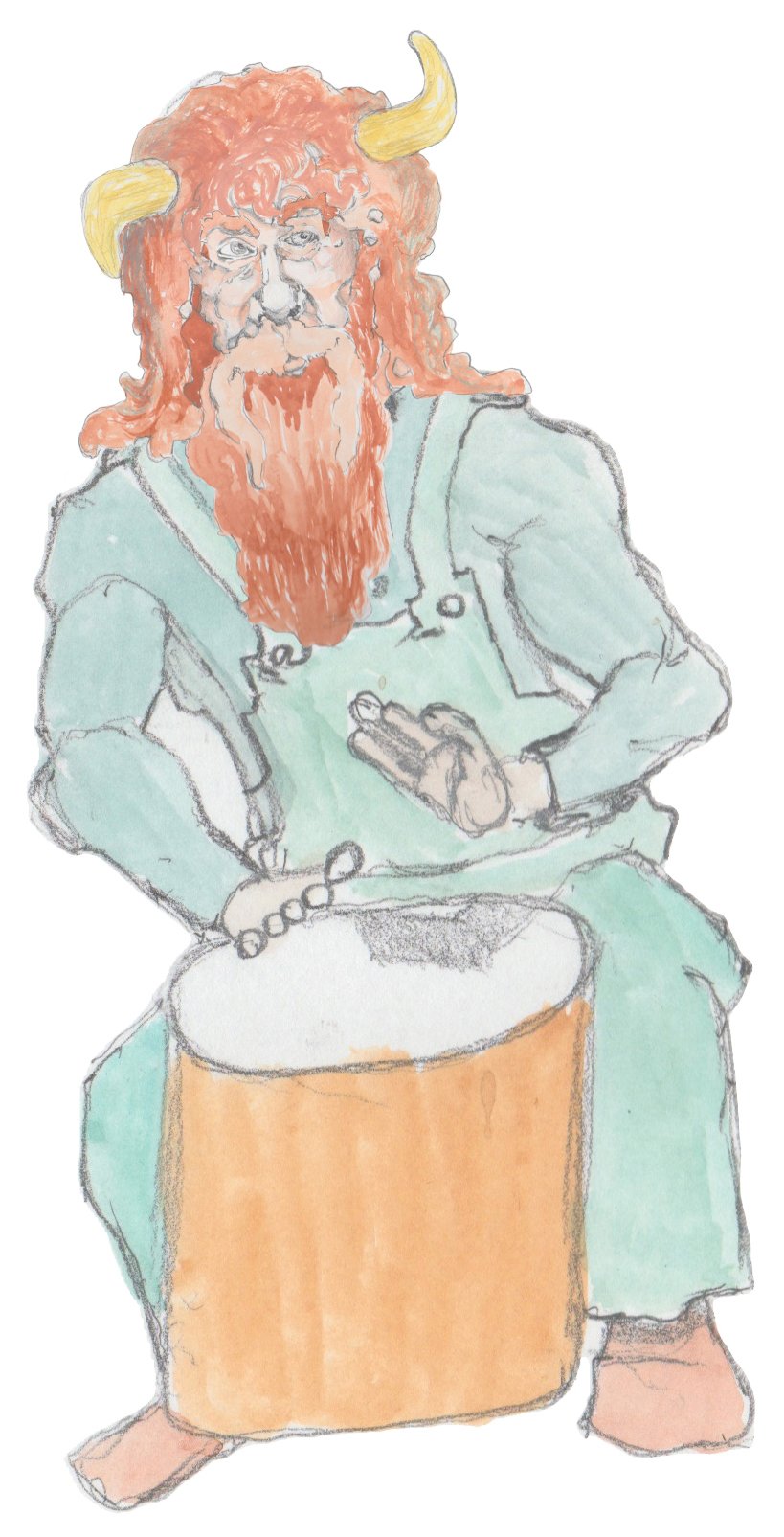 Gramp drumming.