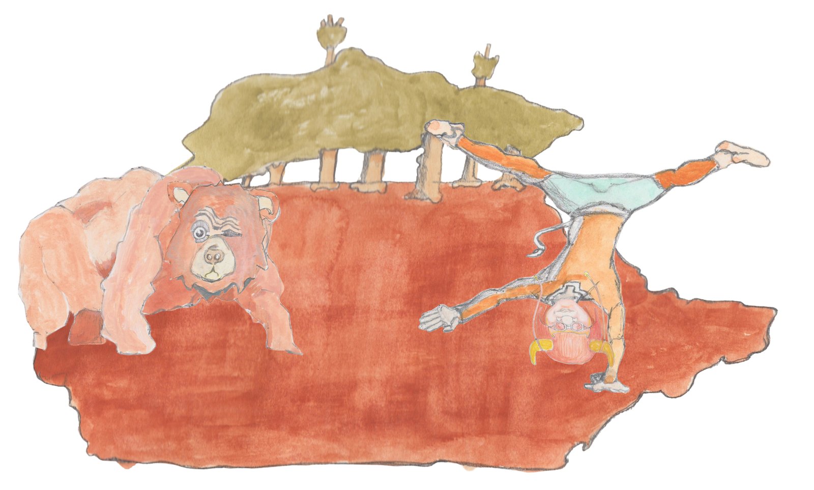 Luckily, they were just imagining being omewhere that cold before and Angrboda i now doing cartwheel with Bosco winking at you on a sunny day in the Pines.