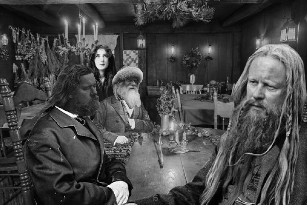 Hibernians sitting in Lilly's for Thanksgiving