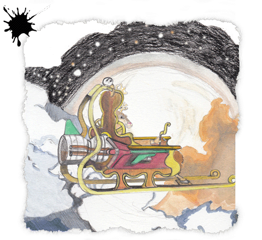 Yes Sant animation of illustration from the book