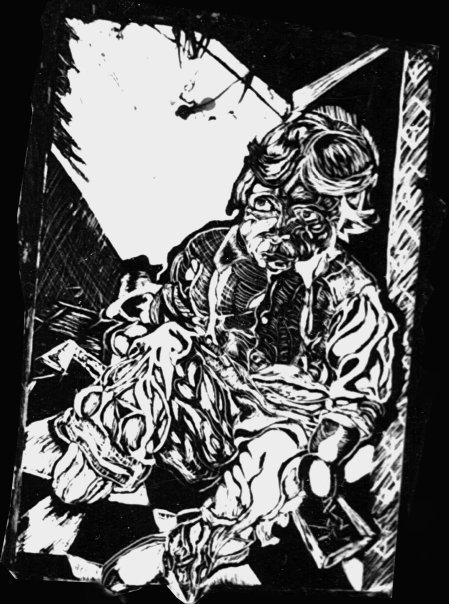 Illustration of bad dream