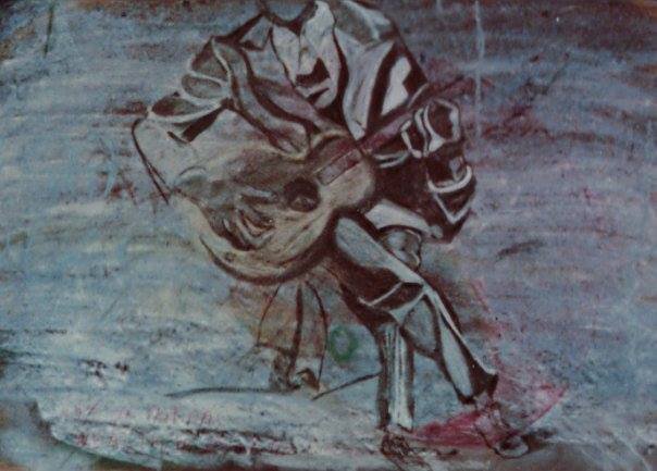 Robert Johnson in chalk