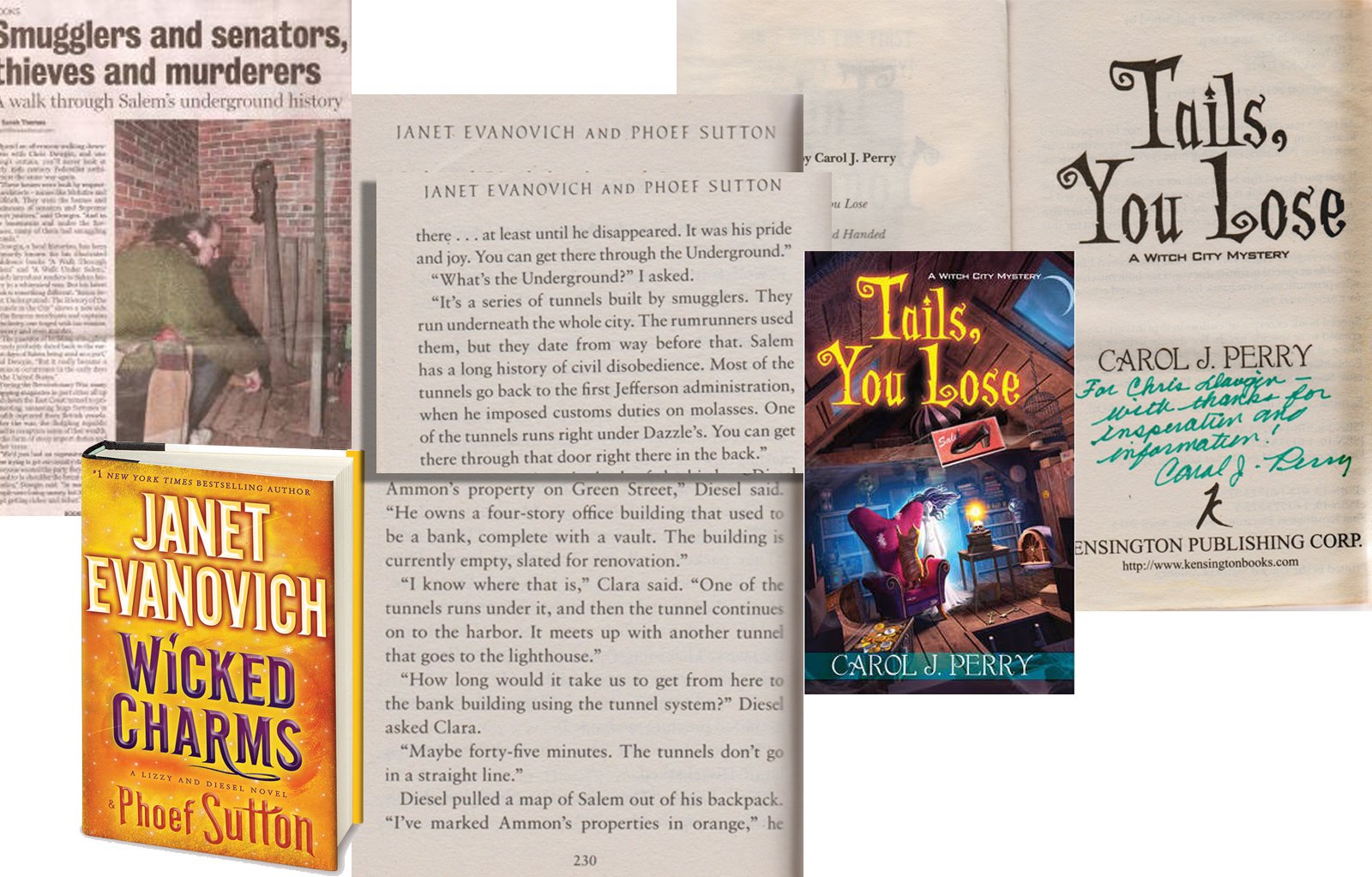 Chris Dowgin's research used in Books and more