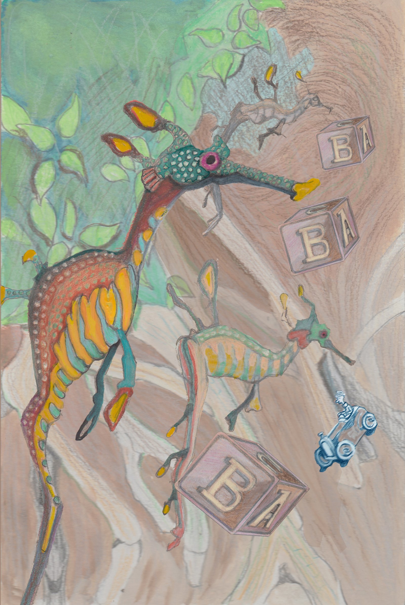 Seadragons flying through trees