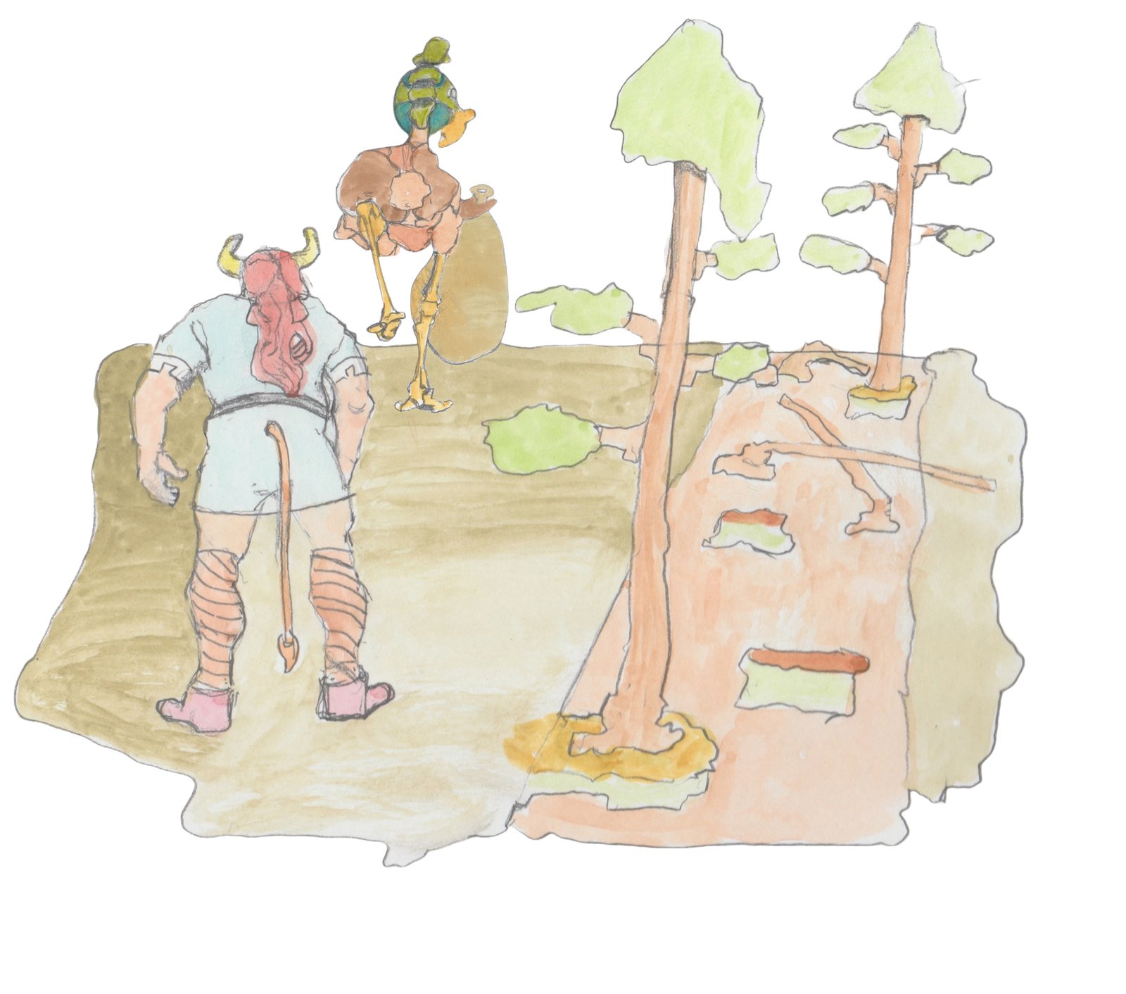 John Bowker sitting on a stump thinking about Jules Verne's flying tall ships.