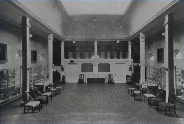 Sub Rosa Lecture at Tapley Hall in Danvers Ma. Picture of interior of Tapley Hall.